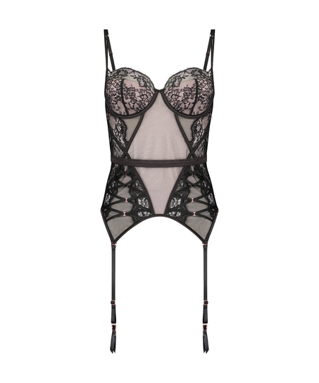 Bustier Margaret Lucy Hale, Schwarz