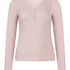 Pyjama-Oberteil Henley, Rose
