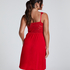 Slipdress Nora Lace, Rot