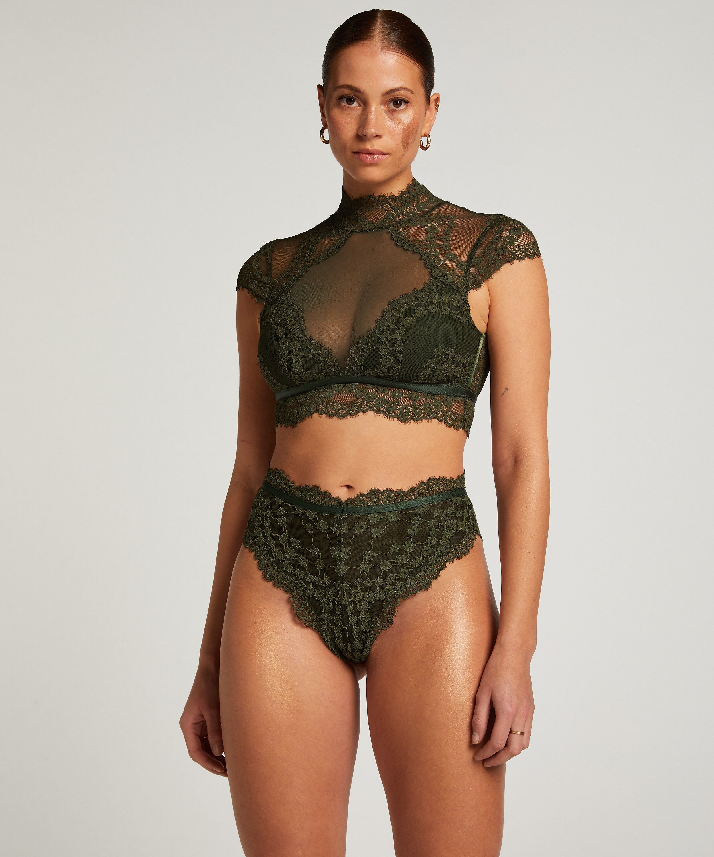 Slip brésilien Daisy, Vert Slip brésilien Daisy, Vert