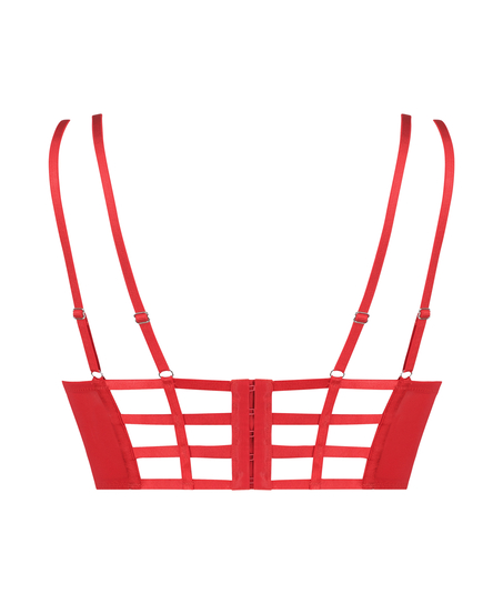 Vorgeformter Longline-B&uuml;gel-BH Oceana, Rot