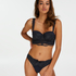 Soutien-gorge &agrave; armatures pr&eacute;form&eacute; longline Amora, Bleu