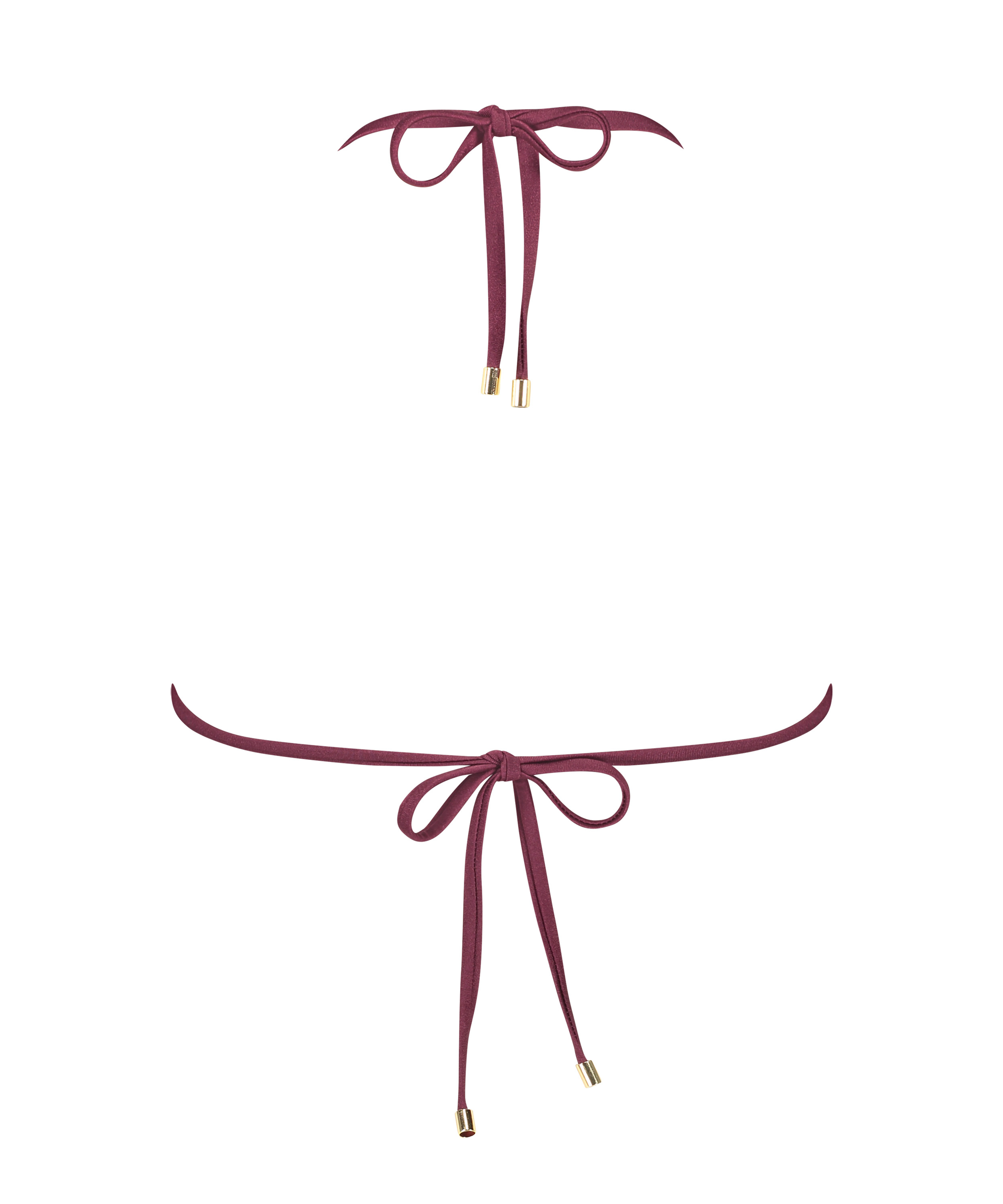 Triangel-Bikinioberteil Yucatan, Rot, main