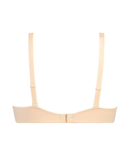 Nicht-vorgeformter Bügel-BH Satin Fleece, Beige