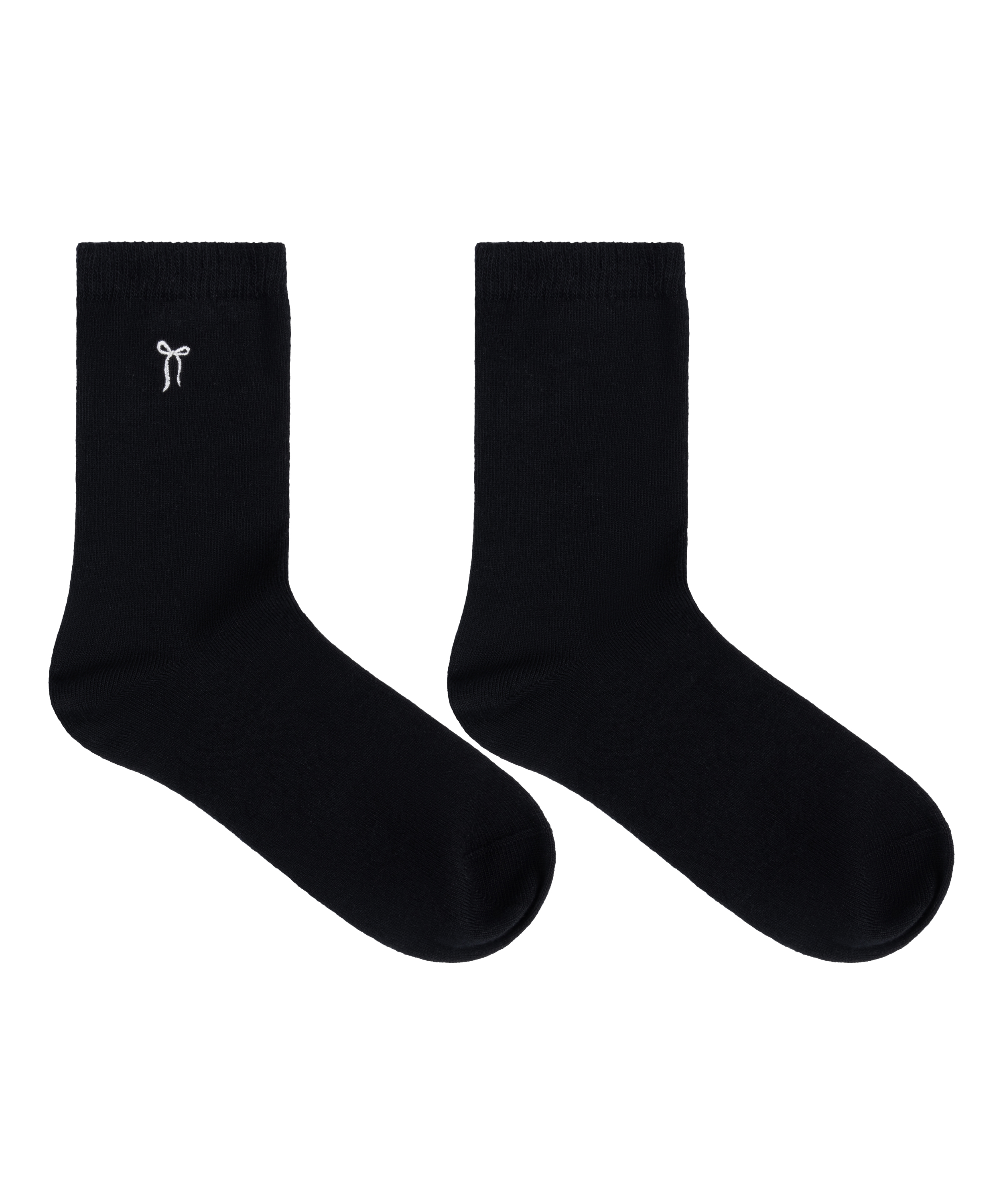 Crew-Socken aus Modal, Schwarz, main