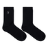 Crew-Socken aus Modal, Schwarz