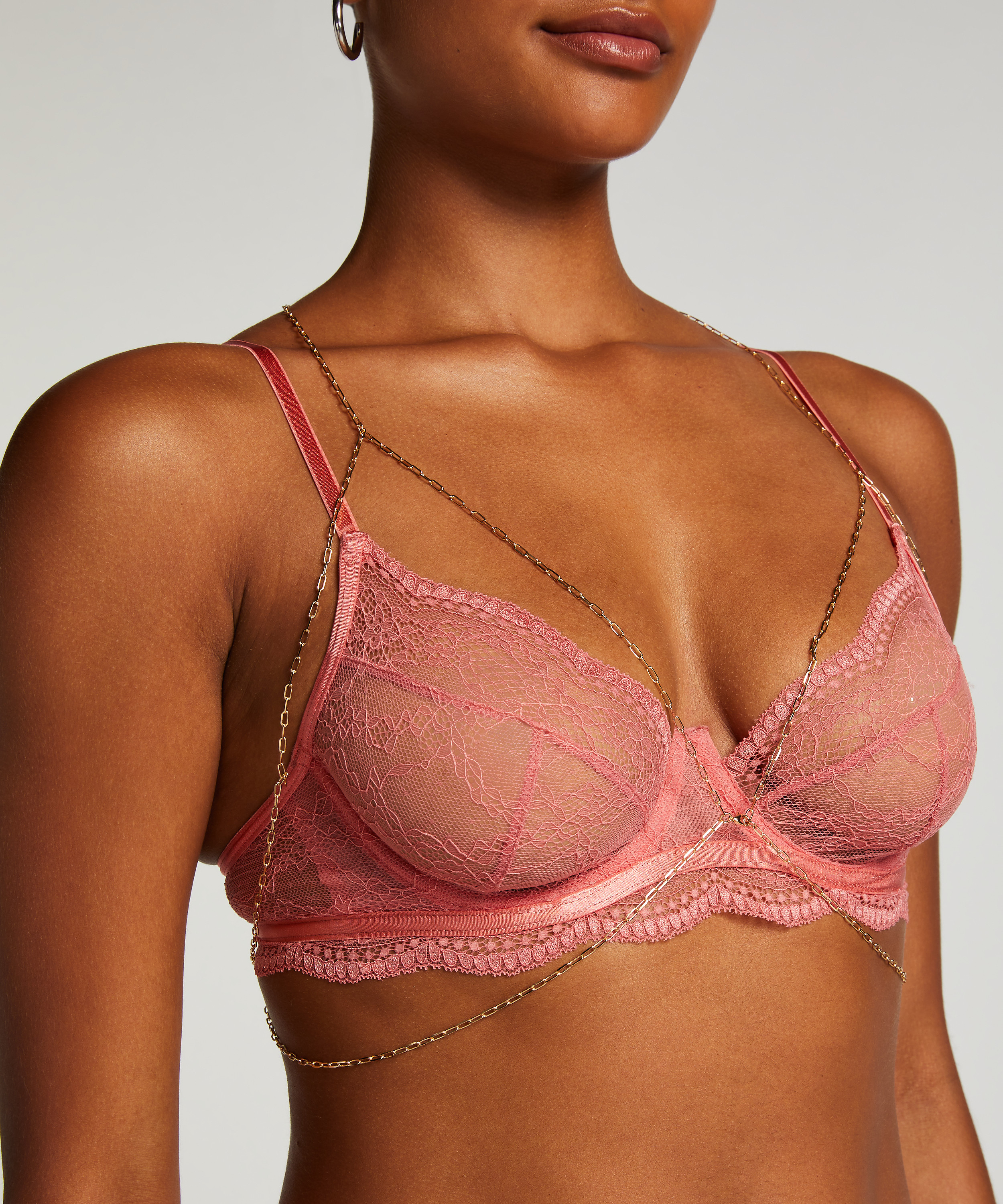 Bralette Chain, Gelb, main