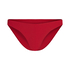Bikini Slip mit hohem Beinausschnitt Luna, Rot