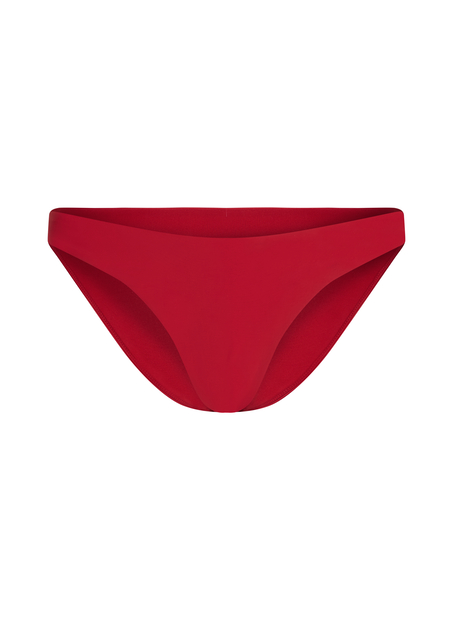 Bikini Slip mit hohem Beinausschnitt Luna, Rot