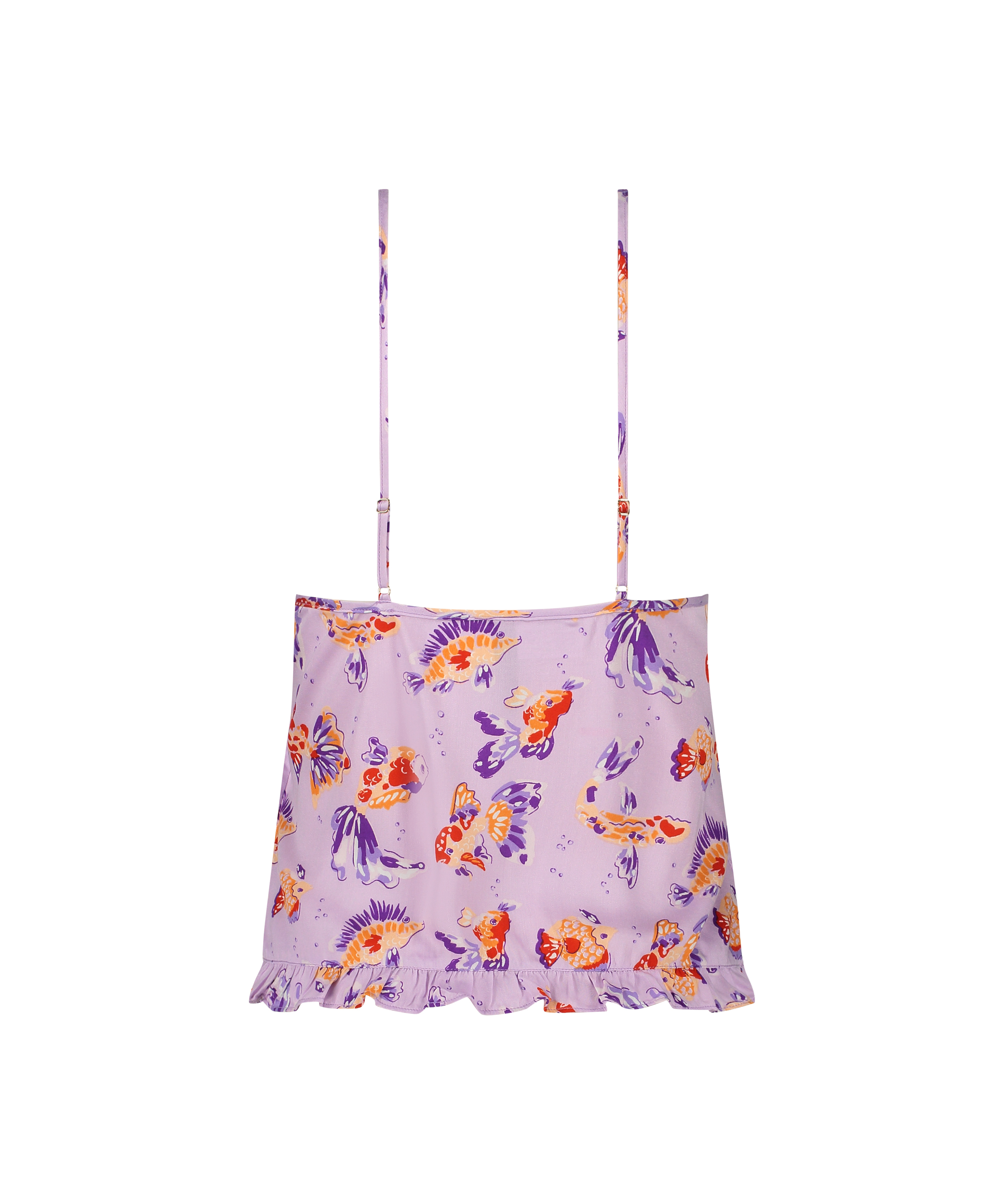 Cami top Satin, Lila, main