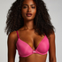 Soutien-gorge à armatures préformé Plunge, Rose