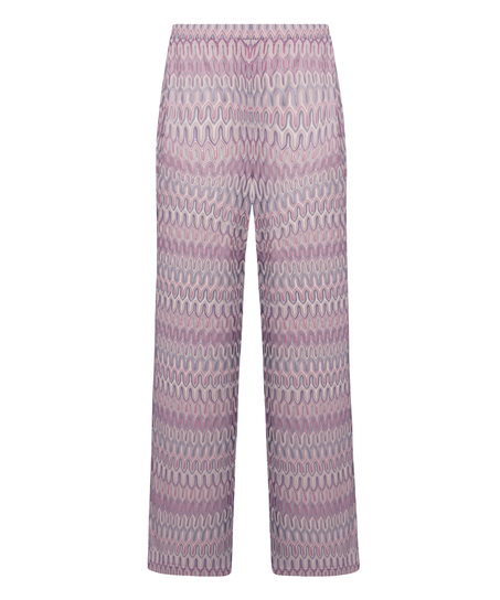 Pantalon en crochet Cali, Rose