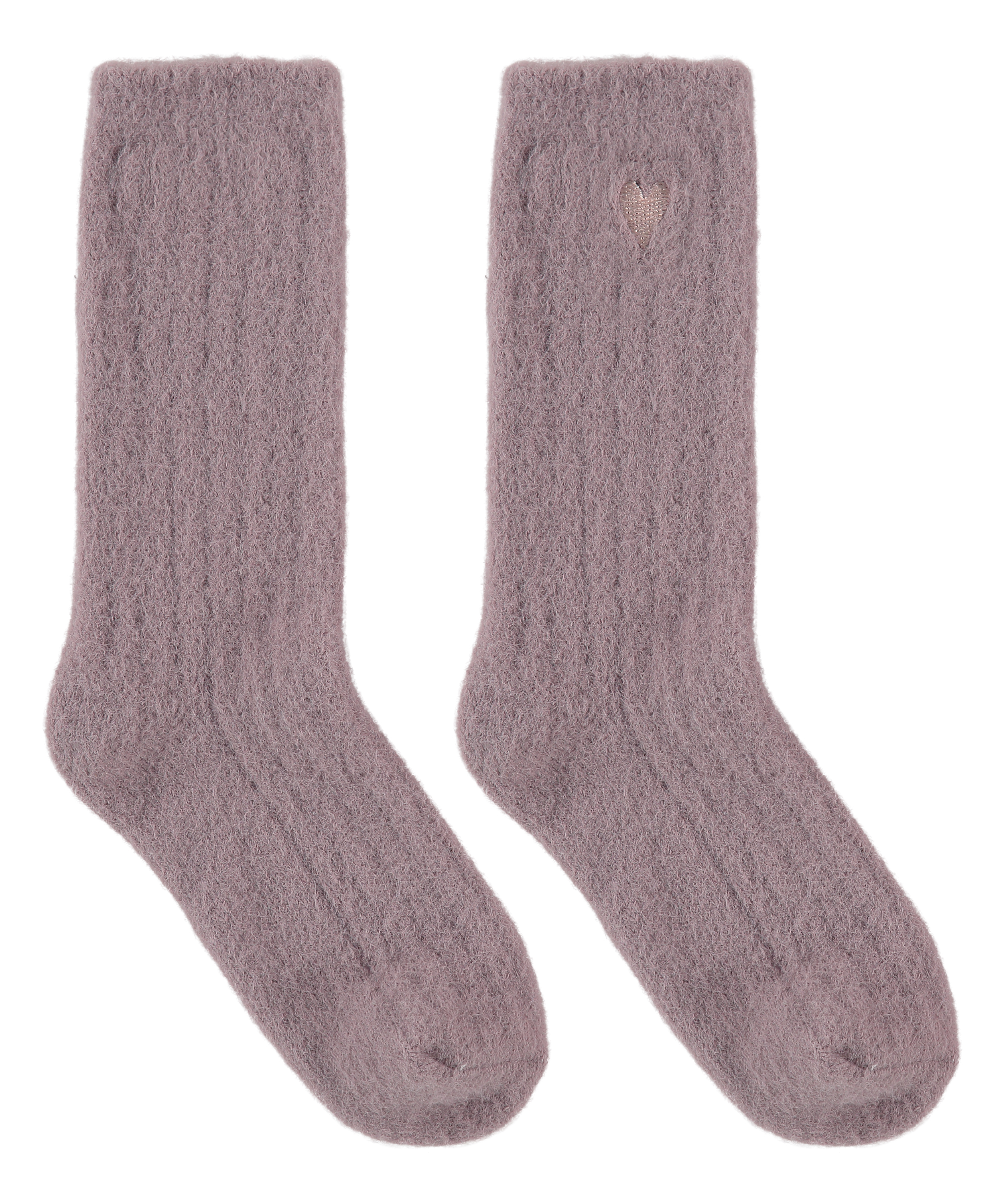 Socken flauschig, Lila, main