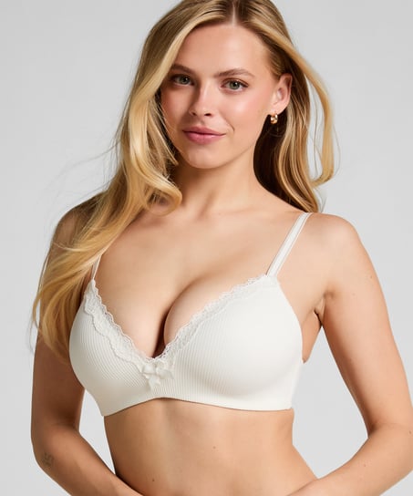 Soutien-gorge sans armature préformé Lola, Blanc