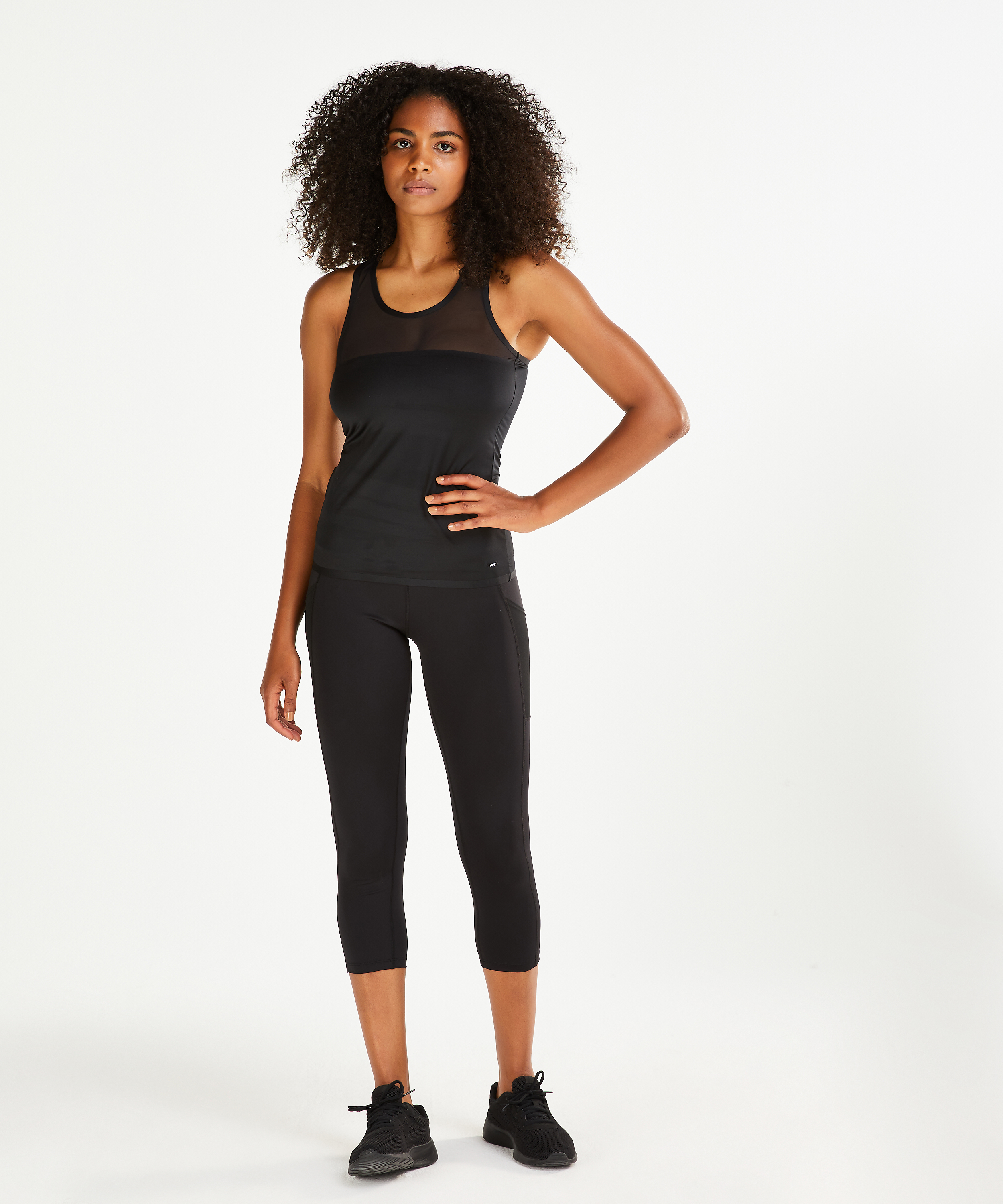 HKMX Tanktop Bonded Mesh, Schwarz, main