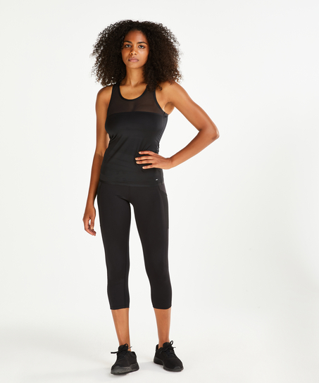 HKMX Tanktop Bonded Mesh, Schwarz