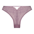 Slip brésilien échancré Clara, Violet