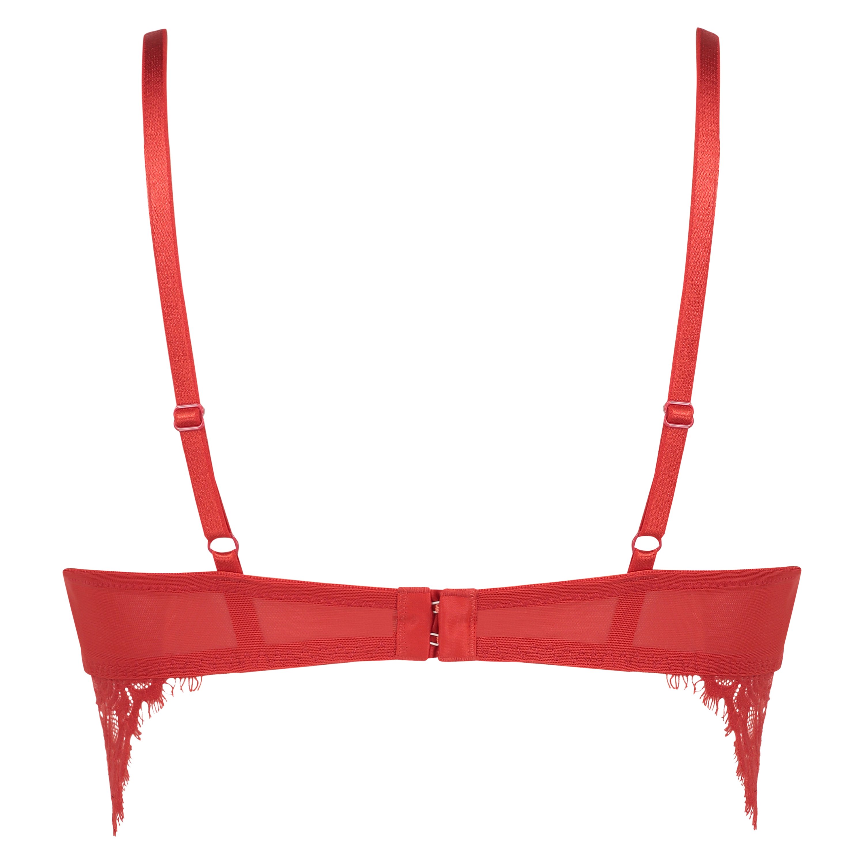 Soutien-gorge &agrave; armatures pr&eacute;form&eacute; longline Yves, Rouge, main