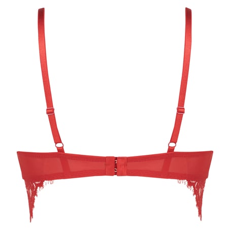 Soutien-gorge &agrave; armatures pr&eacute;form&eacute; longline Yves, Rouge