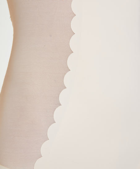 Body sculptante en dentelle scuba - Level 3, Beige