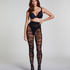Strumpfhose 15 Denier All Over Lace, Schwarz