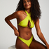 Slip de Bikini Échancrés Luxe, Vert
