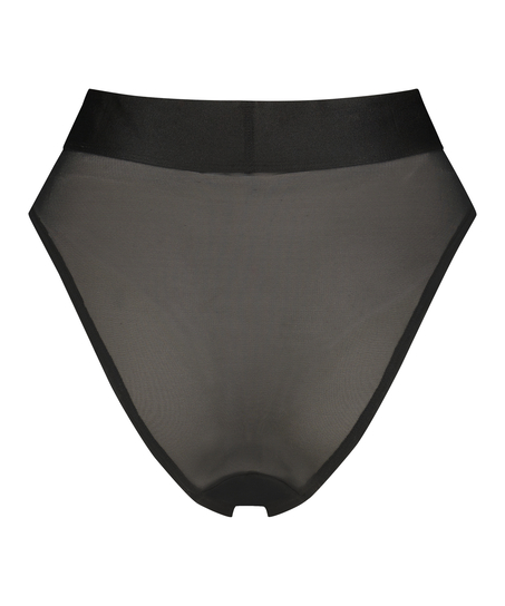 Hochgeschnittener Brazilian-Slip Flexing, Schwarz