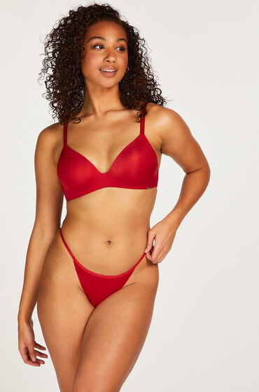 Image of Hunkemöller Nahtloser String Rot