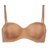 Soutien-gorge à armatures préformé sans bretelles Angie, Beige