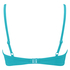 Vorgeformtes bikinitop Necklace Wave, Blau