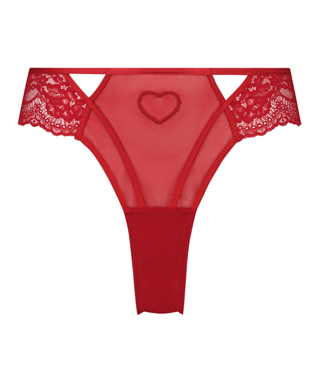 Slip brésilien Amy, Rouge