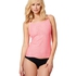 Top &agrave; fines bretelles Tank lace, Rose