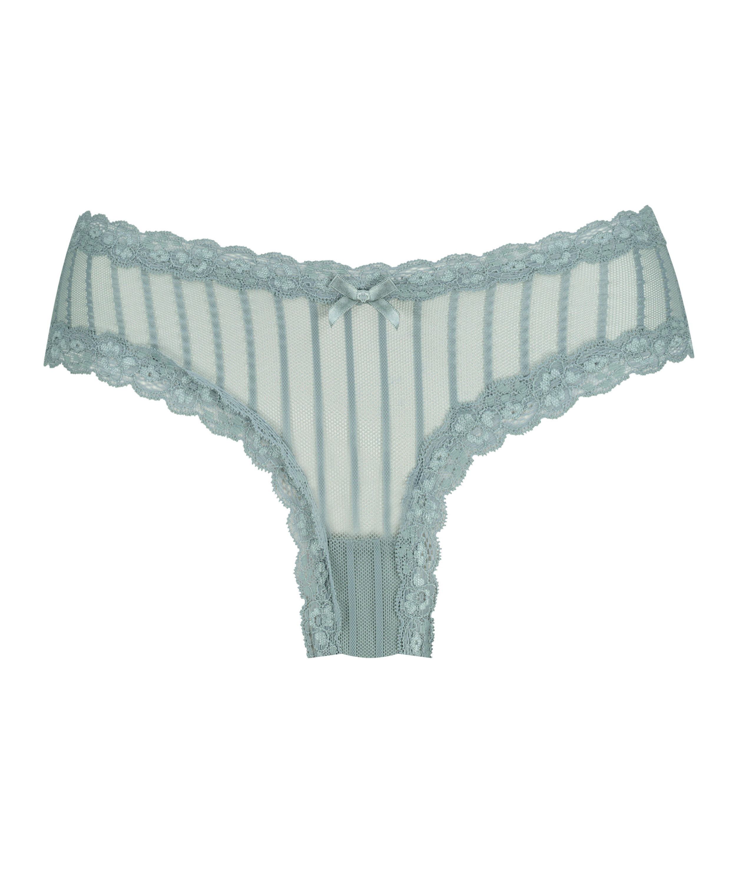 Slip br&eacute;silien V-shape mesh, Bleu, main