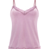 Cami Top Velours Lace, Lila