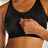 ﻿Soutien-gorge de sport HKMX The Pro Level 3 Or Pailleté, Noir