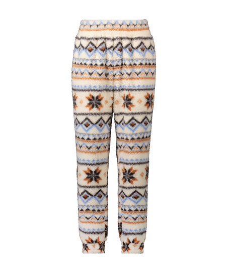 Pantalon de jogging polaire, Blanc