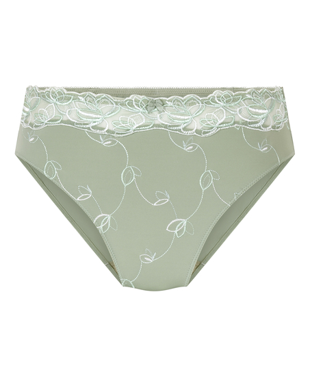 Hochgeschnittener Slip Diva, Grün