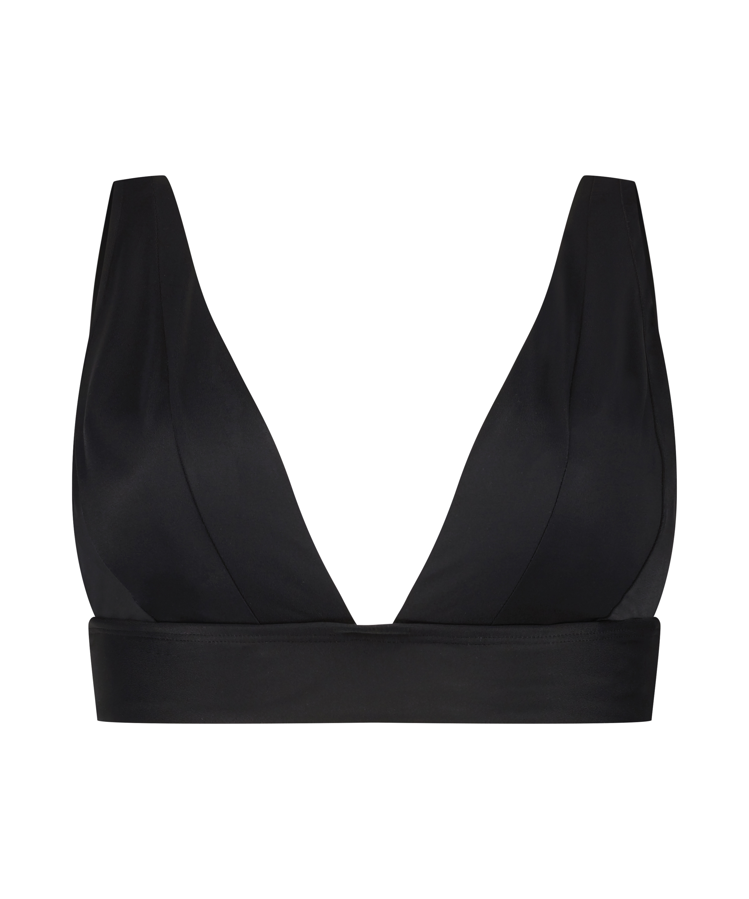Triangel-Bikini-Top Luxe, Schwarz, main