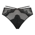 Tanga taille haute Blaise, Noir