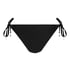 Boho Freches Bikiniunterteil, Schwarz