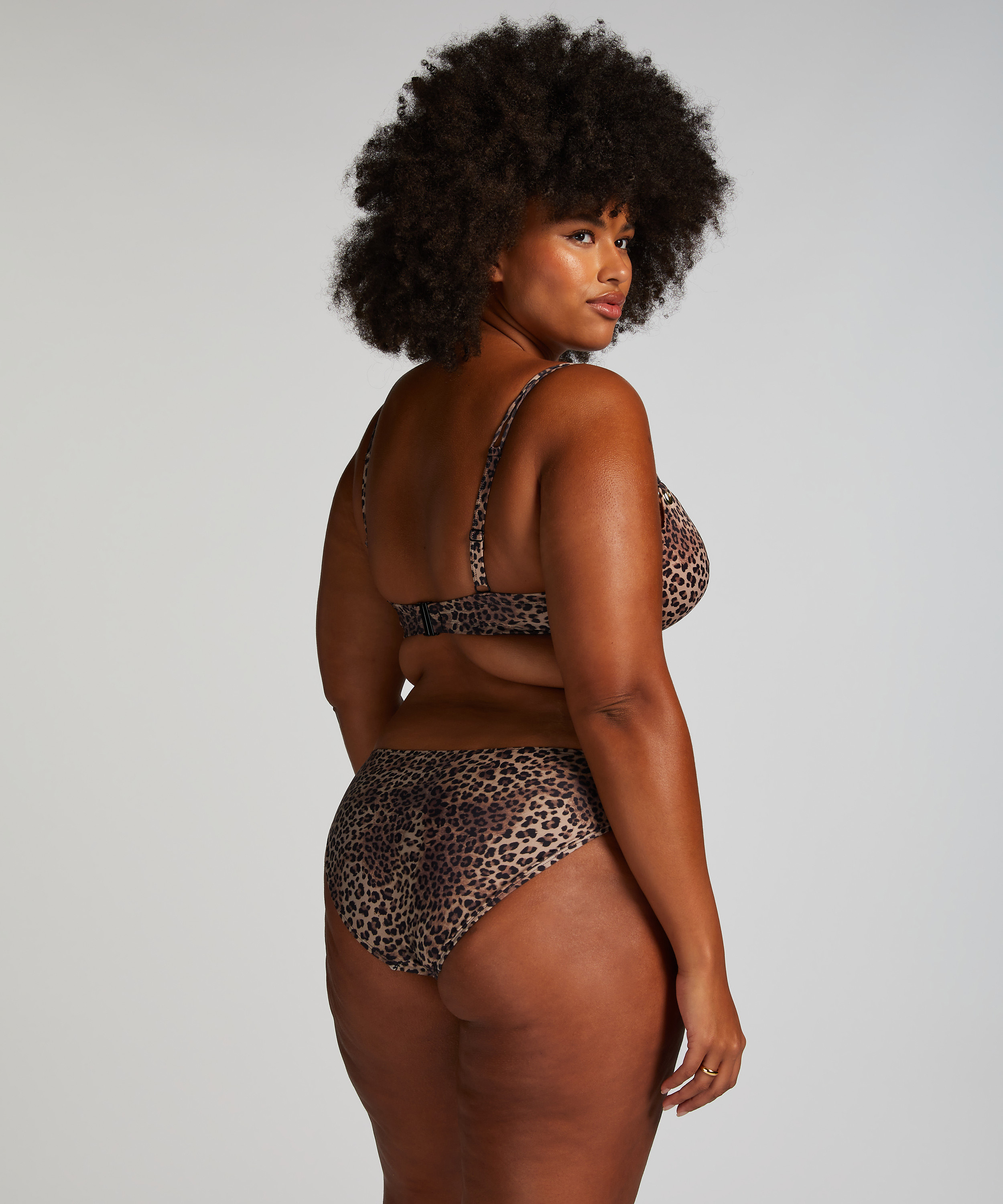 Slip de Bikini Rio Cannes, marron, main