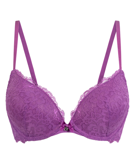 Soutien-gorge à armatures préformé push-up Marine, Rose