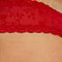 Slip brésilien V-shape mesh, Rouge