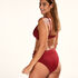 Hoher Bikinislip Sunset Dream, Rot