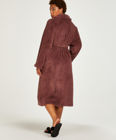 Bademantel Fleece, Lila