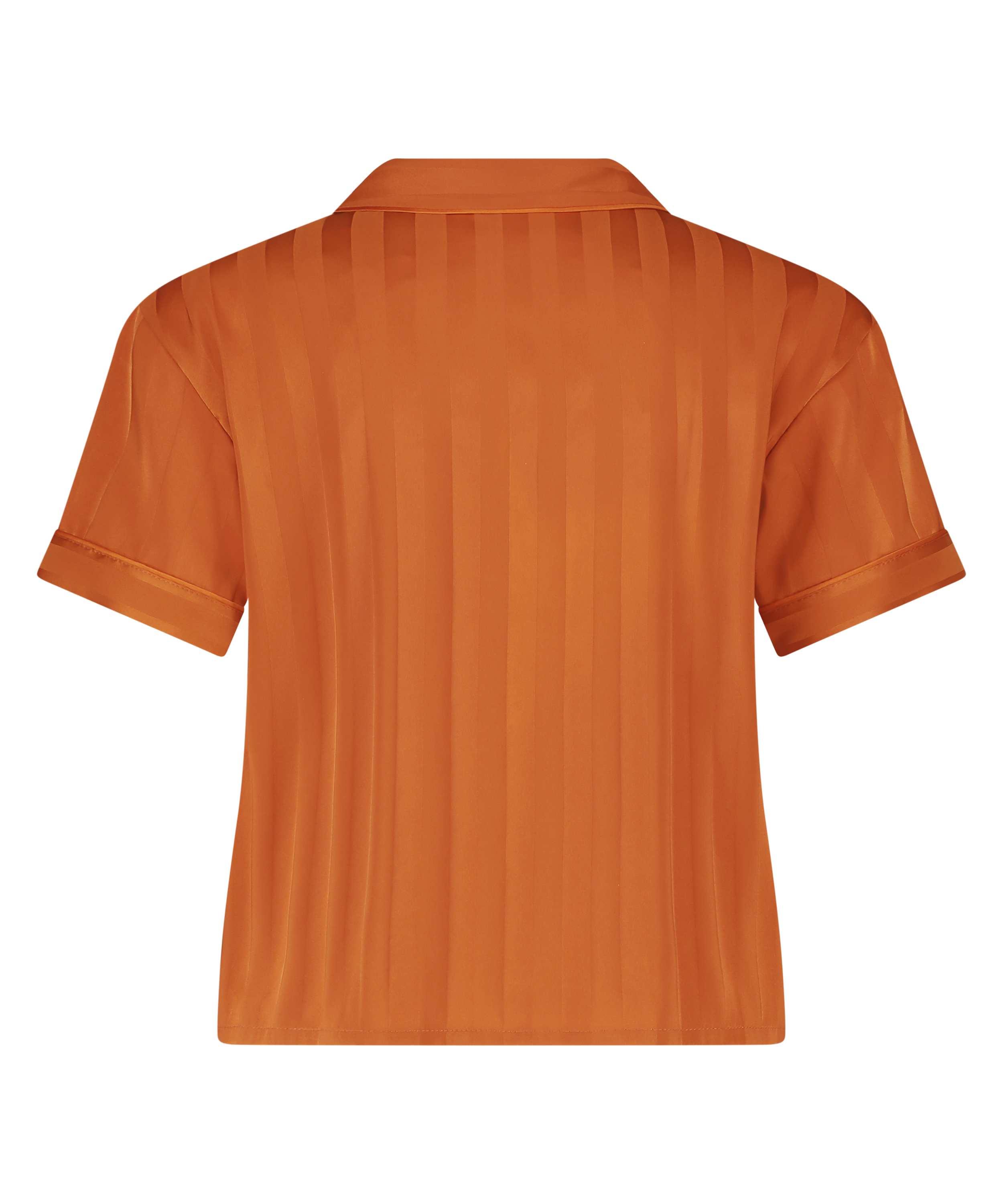 Kurz&auml;rmelige Satin-Jacke, Orange, main