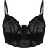 Soutien-gorge à armatures non-rembourré longline Elle, Noir