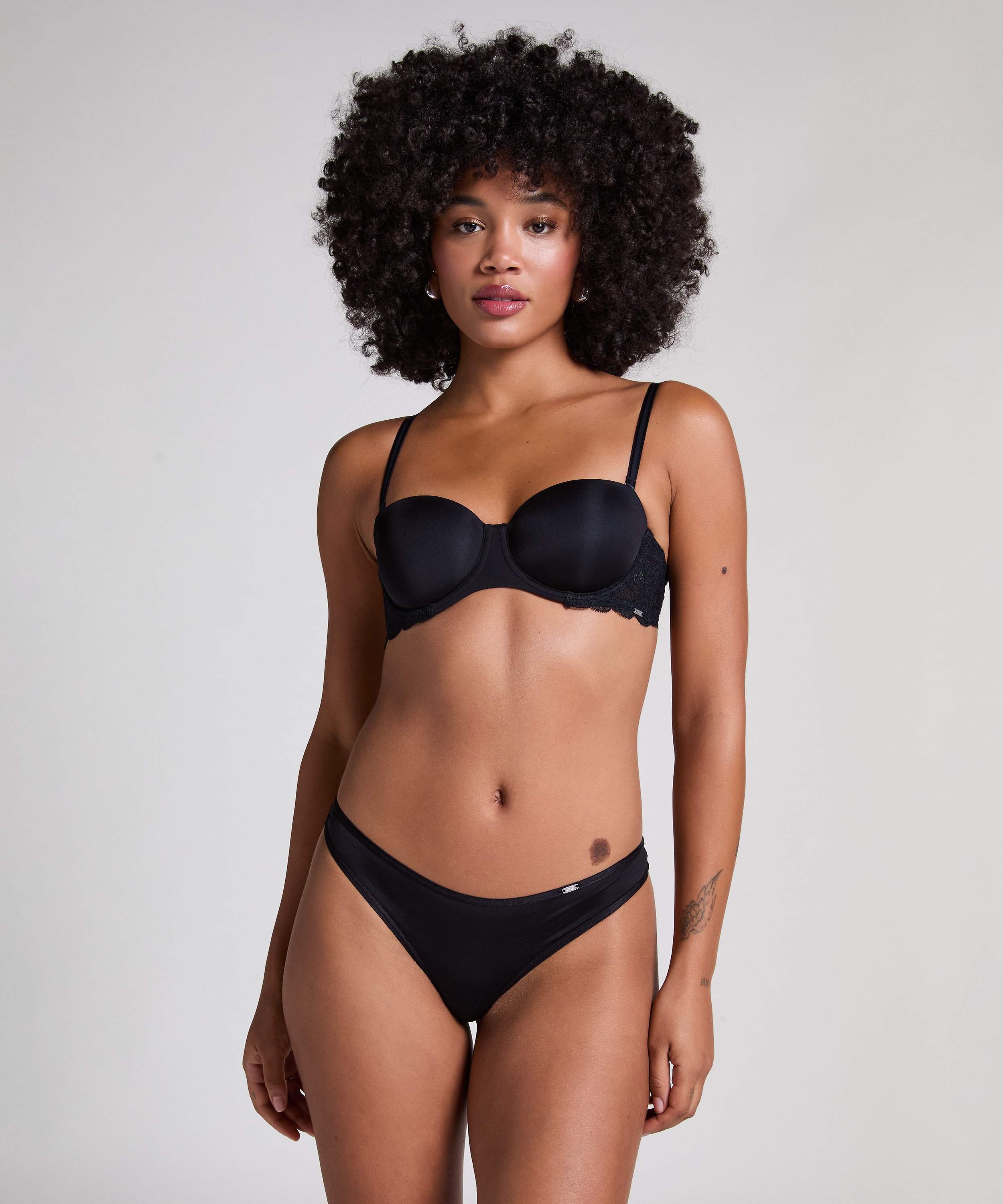 Vorgeformter Bügel-BH Angie, strapless, Schwarz, main