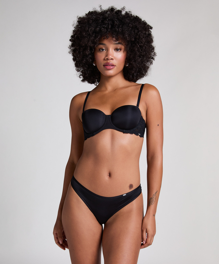 Vorgeformter Bügel-BH Angie, strapless, Schwarz