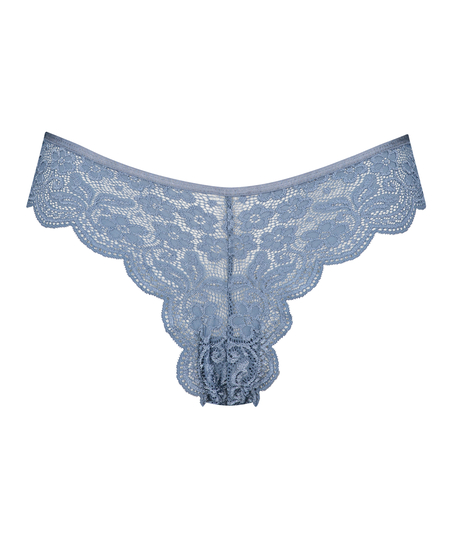 High leg Brazilian, Blau